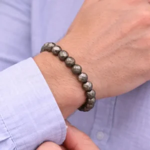 Pyrite Bracelet-Wealth attractor and protection stone.